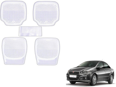 MOCKHE PVC (Polyvinyl Chloride) Standard Mat For  Fiat Linea(Clear)