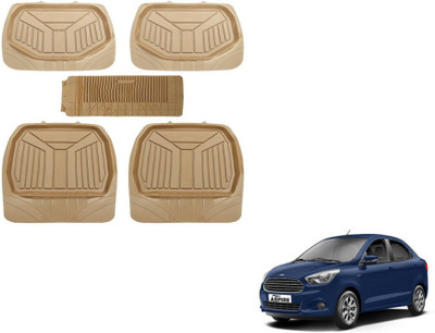 MOCKHE PVC (Polyvinyl Chloride) Standard Mat For  Ford Aspire(Beige)