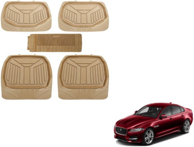 MOCKHE PVC (Polyvinyl Chloride) Standard Mat For  Jaguar XF(Beige)