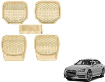 MOCKHE PVC (Polyvinyl Chloride) Standard Mat For  Audi A7(Beige)