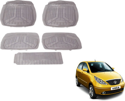 MOCKHE PVC (Polyvinyl Chloride) Standard Mat For  Tata Indica Vista(Clear)