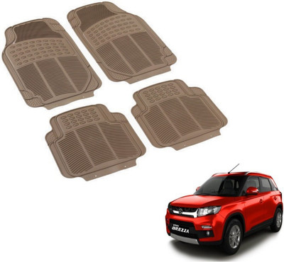 MOCKHE PVC (Polyvinyl Chloride) Standard Mat For  Maruti Suzuki Vitara Brezza(Beige)