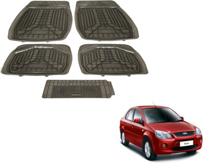 MOCKHE PVC (Polyvinyl Chloride) Standard Mat For  Ford Ikon(Grey)