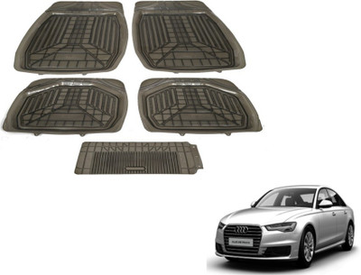 MOCKHE PVC (Polyvinyl Chloride) Standard Mat For  Audi A6(Grey)