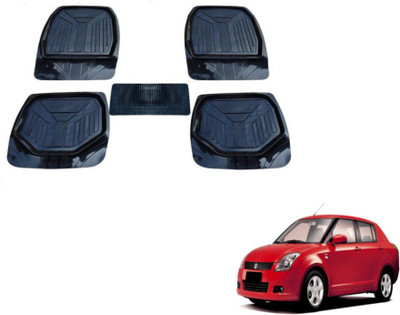 MOCKHE PVC (Polyvinyl Chloride) Standard Mat For  Maruti Suzuki Swift Dzire(Black)