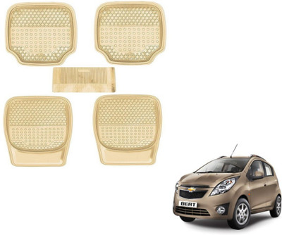 MOCKHE PVC (Polyvinyl Chloride) Standard Mat For  Chevrolet Beat(Beige)