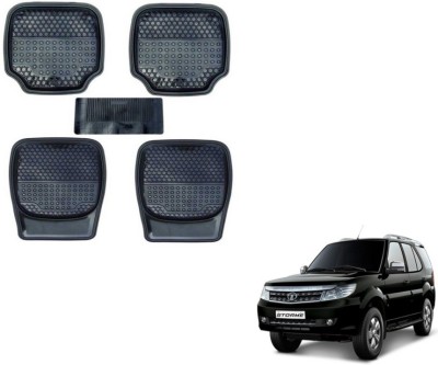 MOCKHE PVC (Polyvinyl Chloride) Standard Mat For  Tata Safari Storme(Black)