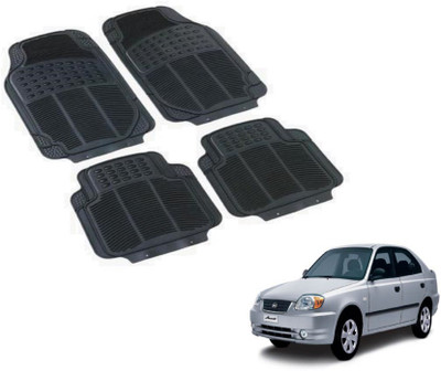 MOCKHE PVC (Polyvinyl Chloride) Standard Mat For  Hyundai Accent(Black)