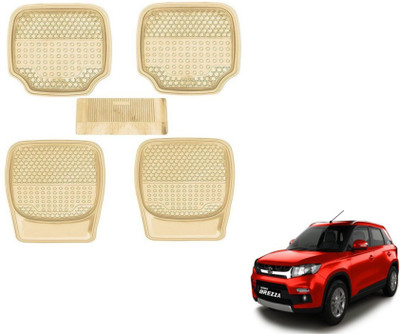 MOCKHE PVC (Polyvinyl Chloride) Standard Mat For  Maruti Suzuki Vitara Brezza(Beige)