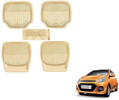 MOCKHE PVC (Polyvinyl Chloride) Standard Mat For  Hyundai Grand i10(Beige)