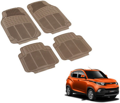 MOCKHE PVC (Polyvinyl Chloride) Standard Mat For  Mahindra KUV 100(Beige)