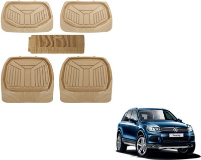 MOCKHE PVC (Polyvinyl Chloride) Standard Mat For  Volkswagen Touareg(Beige)