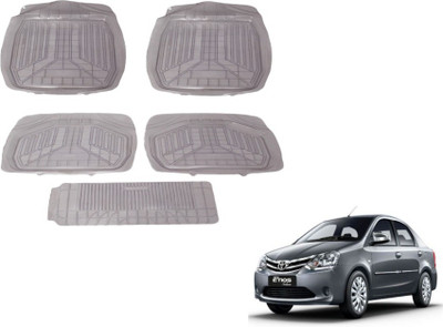MOCKHE PVC (Polyvinyl Chloride) Standard Mat For  Toyota Etios(Clear)