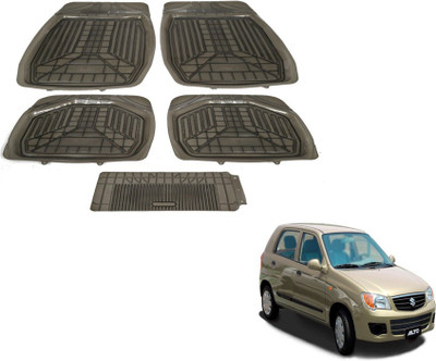 MOCKHE PVC (Polyvinyl Chloride) Standard Mat For  Maruti Suzuki Alto(Grey)