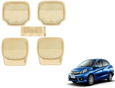 MOCKHE PVC (Polyvinyl Chloride) Standard Mat For  Honda Amaze(Beige)