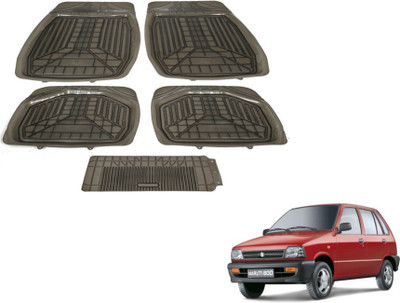 MOCKHE PVC (Polyvinyl Chloride) Standard Mat For  Maruti Suzuki 800(Grey)