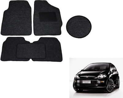MOCKHE Fabric Standard Mat For  Fiat Punto Evo(Black)