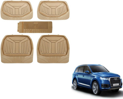 MOCKHE PVC (Polyvinyl Chloride) Standard Mat For  Audi Q7(Beige)