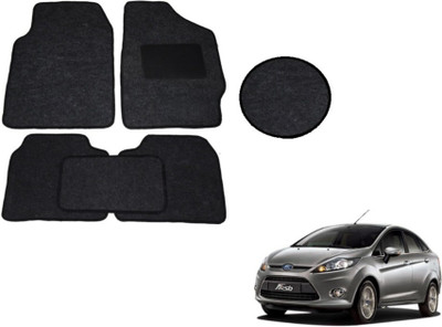 MOCKHE Fabric Standard Mat For  Ford Fiesta(Black)