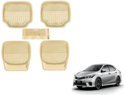 MOCKHE PVC (Polyvinyl Chloride) Standard Mat For  Toyota Corolla Altis(Beige)