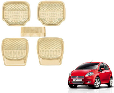 MOCKHE PVC (Polyvinyl Chloride) Standard Mat For  Fiat Punto(Beige)