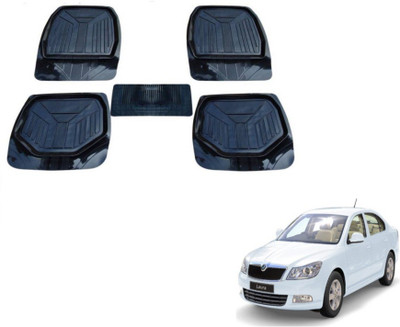 MOCKHE PVC (Polyvinyl Chloride) Standard Mat For  Skoda Laura(Black)