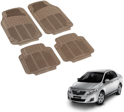 MOCKHE PVC (Polyvinyl Chloride) Standard Mat For  Toyota Corolla(Beige)