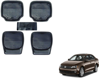 MOCKHE PVC (Polyvinyl Chloride) Standard Mat For  Volkswagen Jetta(Black)