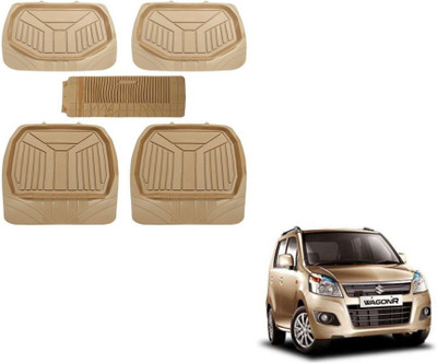 MOCKHE PVC (Polyvinyl Chloride) Standard Mat For  Maruti Suzuki WagonR(Beige)