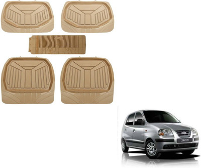 MOCKHE PVC (Polyvinyl Chloride) Standard Mat For  Hyundai Santro(Beige)