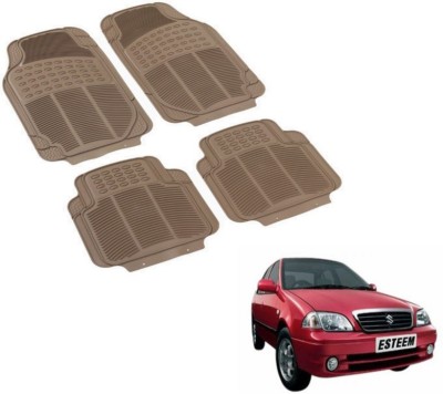 MOCKHE PVC (Polyvinyl Chloride) Standard Mat For  Maruti Suzuki Esteem(Beige)