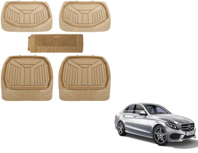 MOCKHE PVC (Polyvinyl Chloride) Standard Mat For  Mercedes Benz C-Class(Beige)