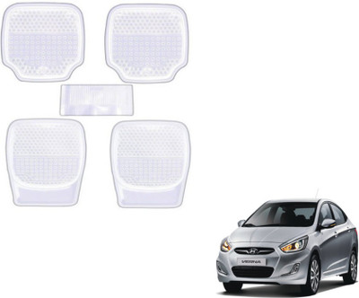 MOCKHE PVC (Polyvinyl Chloride) Standard Mat For  Hyundai Fluidic Verna(Clear)