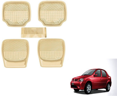 MOCKHE PVC (Polyvinyl Chloride) Standard Mat For  Mahindra Logan(Beige)
