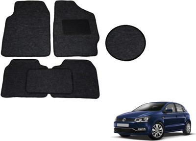 MOCKHE Fabric Standard Mat For  Volkswagen Polo(Black)