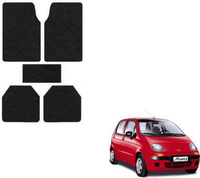MOCKHE Plastic, Rubber Standard Mat For  Daewoo Matiz(Black)
