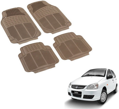 MOCKHE PVC (Polyvinyl Chloride) Standard Mat For  Tata Indica(Beige)