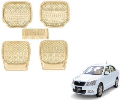 MOCKHE PVC (Polyvinyl Chloride) Standard Mat For  Skoda Laura(Beige)