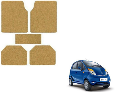 MOCKHE Rubber, Plastic Standard Mat For  Tata Nano(Beige)