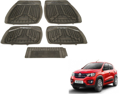 MOCKHE PVC (Polyvinyl Chloride) Standard Mat For  Renault Kwid(Grey)