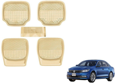 MOCKHE PVC (Polyvinyl Chloride) Standard Mat For  Volkswagen Passat(Beige)