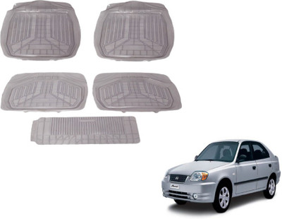 MOCKHE PVC (Polyvinyl Chloride) Standard Mat For  Hyundai Accent(Grey)