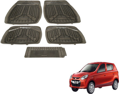 MOCKHE PVC (Polyvinyl Chloride) Standard Mat For  Maruti Suzuki Alto 800(Grey)