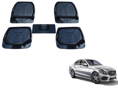 MOCKHE PVC (Polyvinyl Chloride) Standard Mat For  Mercedes Benz C-Class(Black)