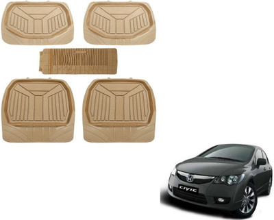 MOCKHE PVC (Polyvinyl Chloride) Standard Mat For  Honda Civic(Beige)
