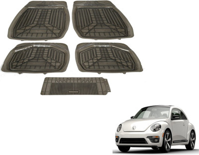MOCKHE PVC (Polyvinyl Chloride) Standard Mat For  Volkswagen Beetle(Grey)