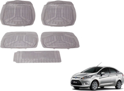 MOCKHE PVC (Polyvinyl Chloride) Standard Mat For  Ford New Fiesta(Clear)