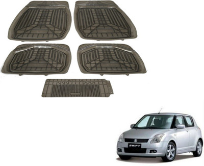 MOCKHE PVC (Polyvinyl Chloride) Standard Mat For  Maruti Suzuki Swift(Grey)