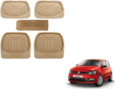 MOCKHE PVC (Polyvinyl Chloride) Standard Mat For  Volkswagen Polo GT(Beige)