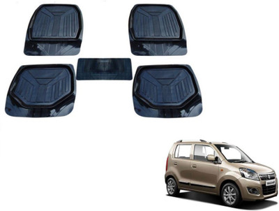 MOCKHE PVC (Polyvinyl Chloride) Standard Mat For  Maruti Suzuki WagonR Stingray(Black)